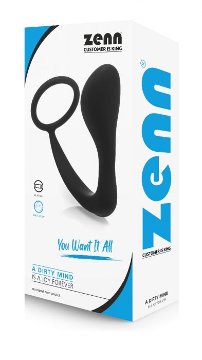 PLUG ANALE UOMO CON ANELLO PENE O TESTICOLI ZENN
