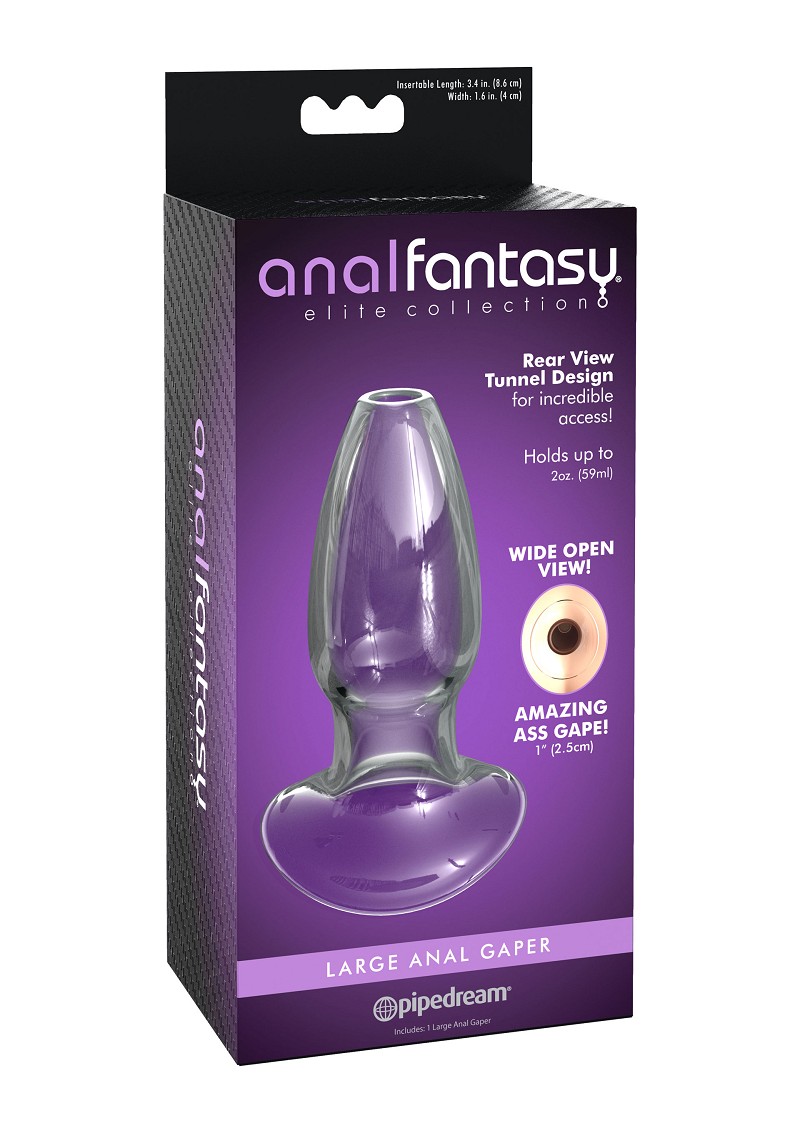 ANAL PLUG GLASS LARGE ANAL FANTASY (M)