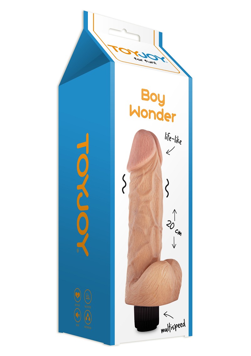 Vibratore Reale ToyJoy Classics Boy Wonder Vibrating 20cm 