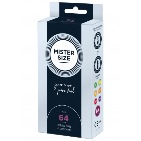 Preservativi sottili MISTER SIZE 64mm 10pcs