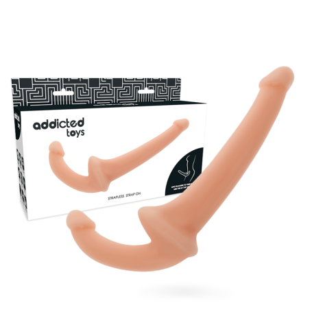 ADDICTED TOYS - Dildo Doppio Strap on Senza Supporto Naturale