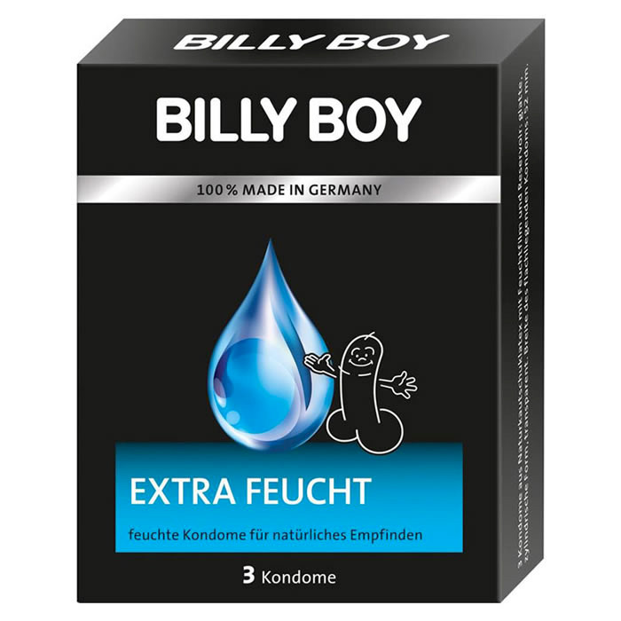 Billy Boy feucht, transparent 3 Kondome